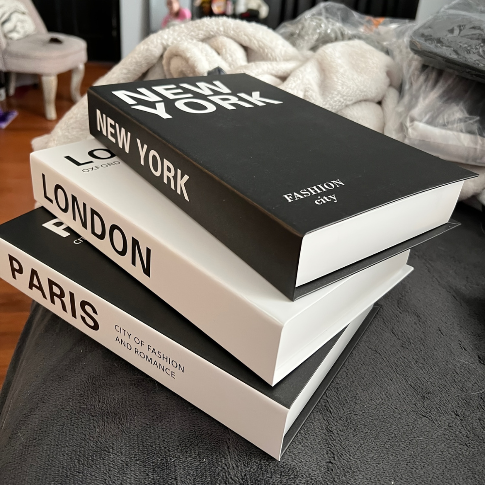 StyloBooks | Moderne decoratieve boeken set – Nep-designboeken voor salontafel, boekenplank