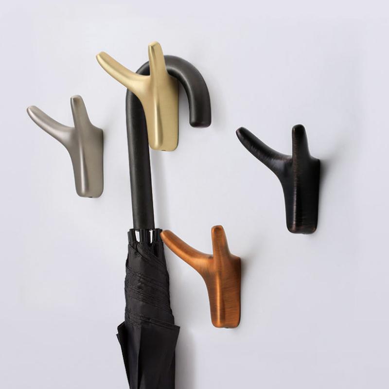 EliteHook | Hoorn Wandhaken – Elegante Mini Kapstokhaken, Metalen Wanddecoratie
