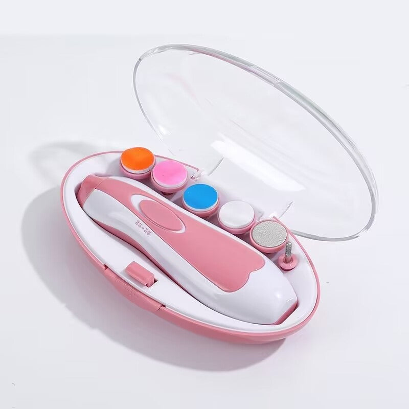 SoftClips | Elektrische nagelknipper voor baby's – Zacht, stil, instelbare snelheden voor veilige verzorging van babynagels