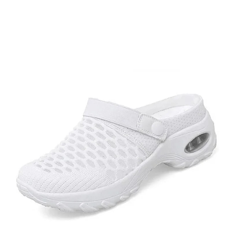 ComfyClog | Orthopedische Damesklompen met Luchtgepolsterde Zool – Ademend Mesh Slip-On