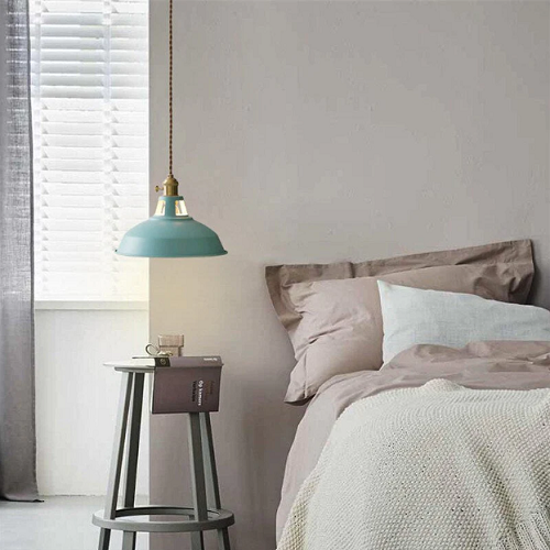 PastelAura | Vintage Pastel Metalen Hanglamp