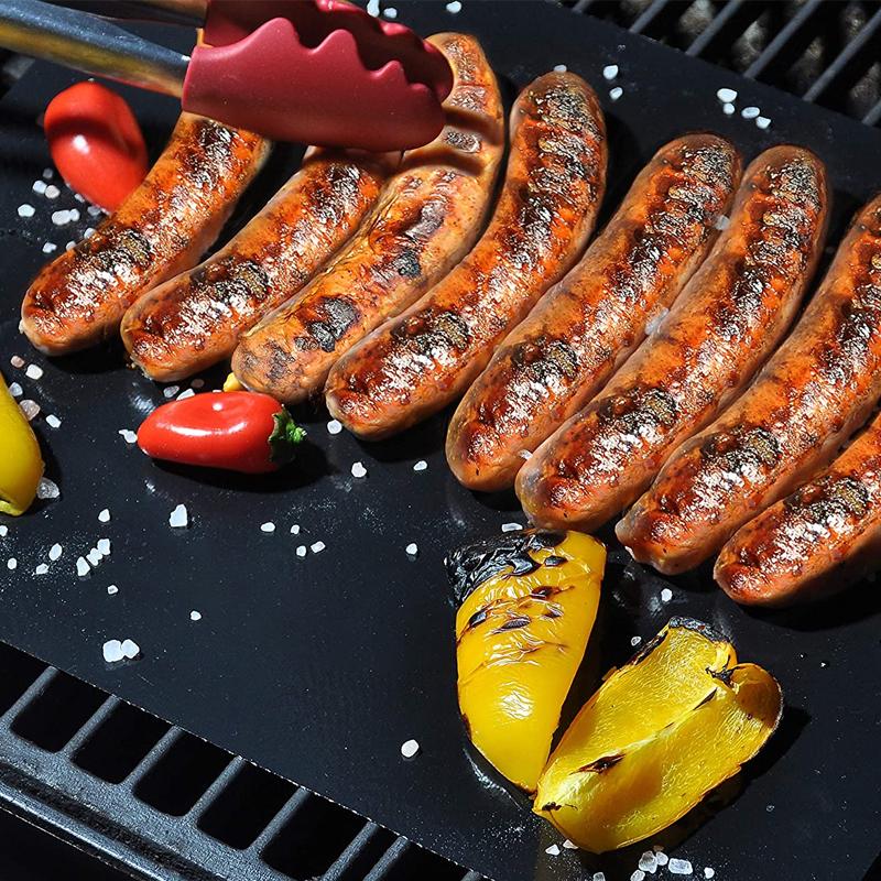 BBQShield | Antiaanbakmat voor barbecue – herbruikbaar, hittebestendig en gemakkelijk schoon te maken