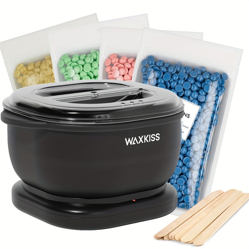 Waxora | Draagbare Wax Warmer Kit - 500ml Silicone Ontharingsverwarmer voor ontharing