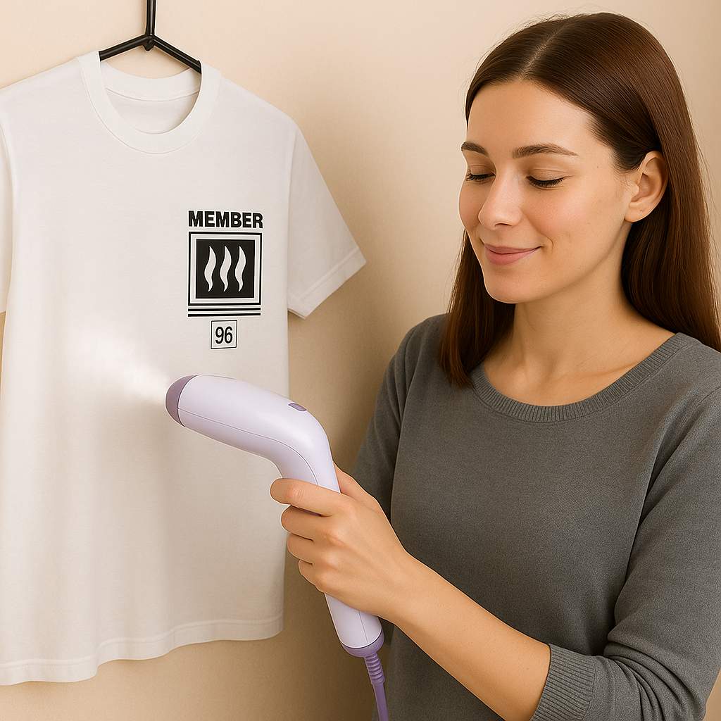 GlideSteam | 1200W Handheld Stoomstrijkijzer – Draagbare Kledingstomer, Kreukverwijderaar voor Kleding