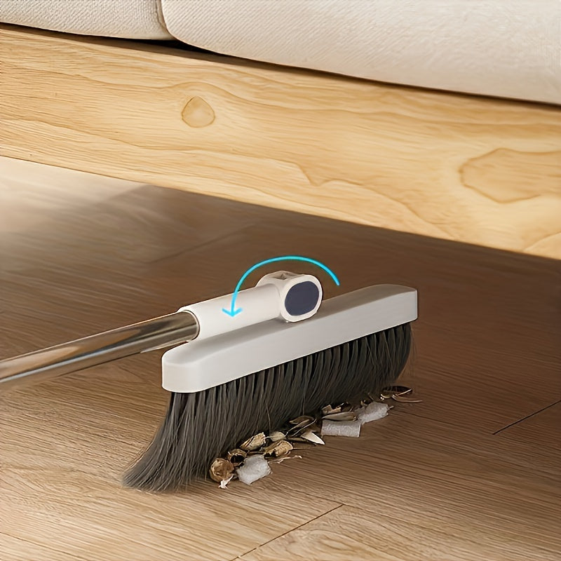 MagSweep | Magnetische, draaibare bezem en stoffer - 180° verstelbare lange steel voor thuis