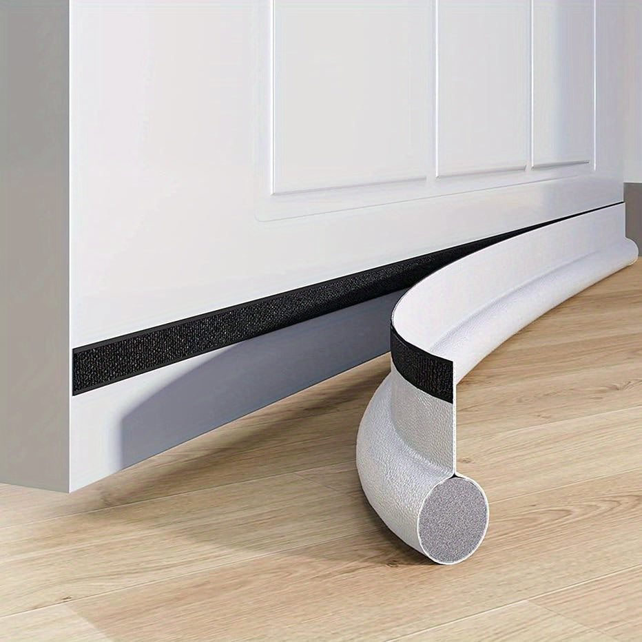 SealGrip | Zelfklevende deurstopper, geluiddempende & geïsoleerde afdichtstrip voor deuren - winddicht, knaagdier- en insectenbestendig, eenvoudig te installeren