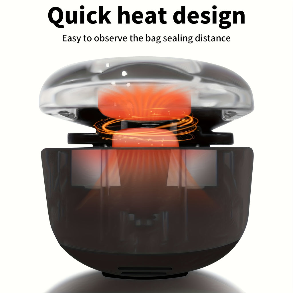SealZip | 2-in-1 Mini Zakjes Sealer & Snijder - Draagbare Vacuüm Verpakkingsmachine voor Voedselopslag, Snacks