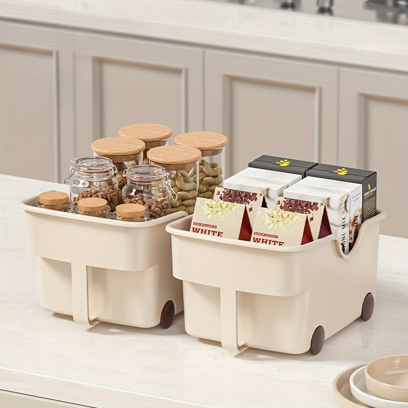 StoreMate | Kunststof opbergbakken met handgrepen – Open organizer manden