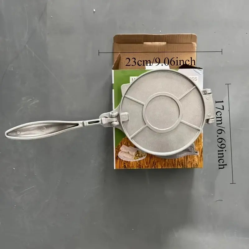 ForgeTilla | Aluminium tortillapers - handmatige tortillamaker voor maïs en meel, zwaar gebruik