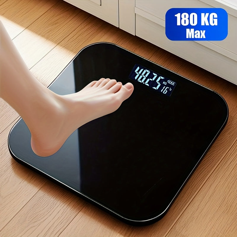 SmartWeigh | Elektronische Badkamerschaal met Hoge Precisie – LED Display, Temperatuurweergave