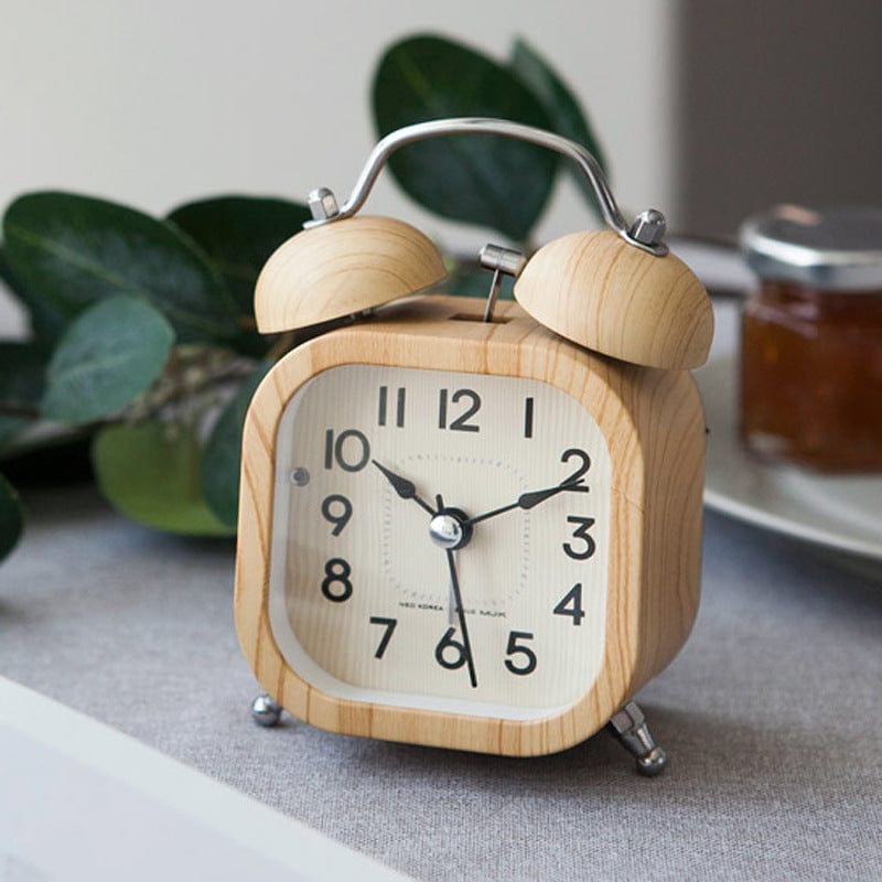OakTick | Klassieke houten wekker - Stijlvol ontwerp van natuurlijk hout