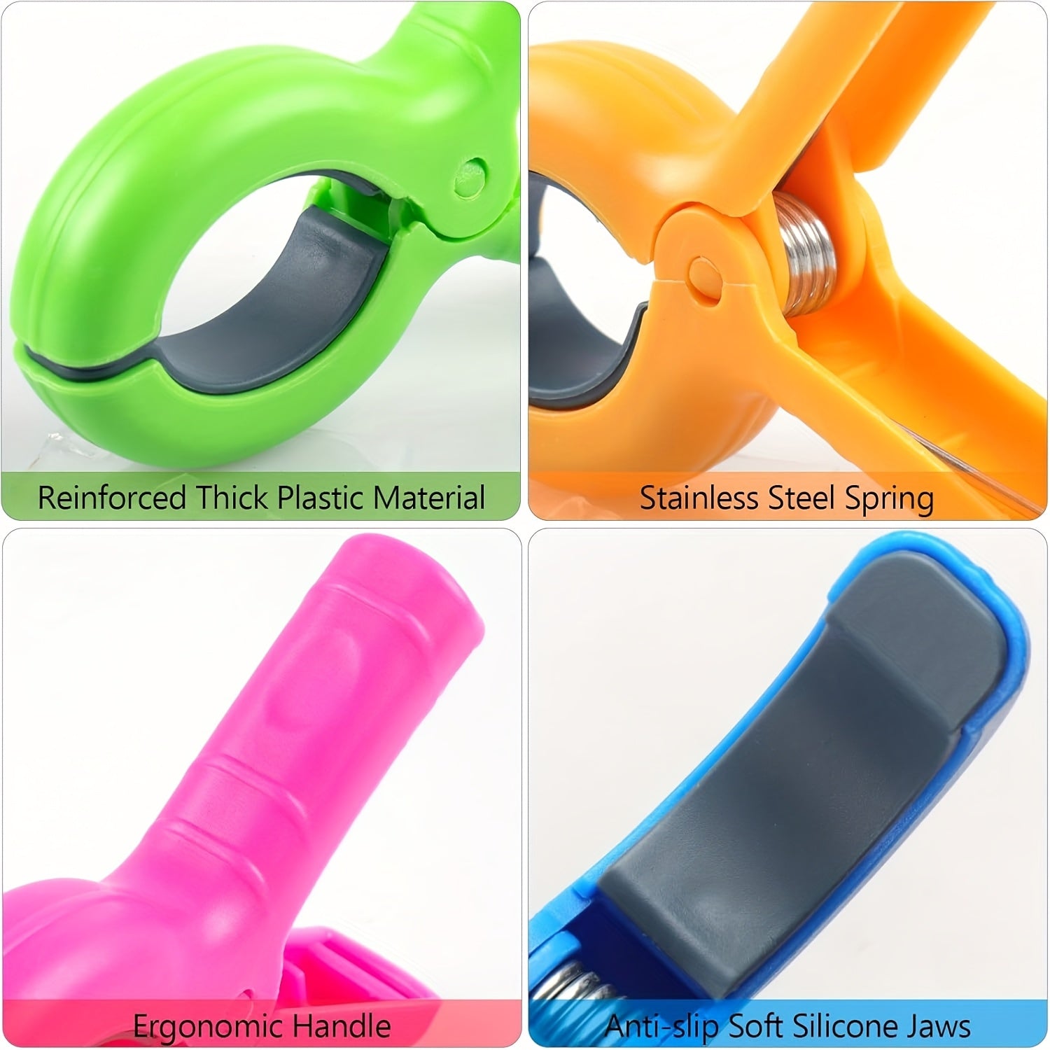 TowelClip | Duurzame Zandbestendige Strandhanddoekclips – Windbestendige, Multifunctionele Clips
