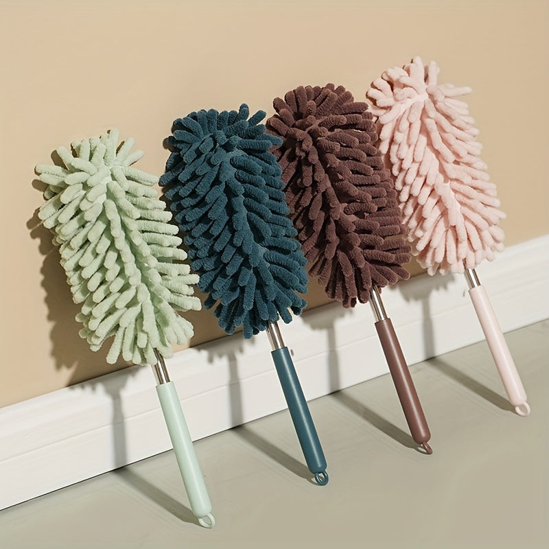FluffSwipe | Telescopische Microfiber Chenille stofdoek - Uitschuifbaar, Flexibel
