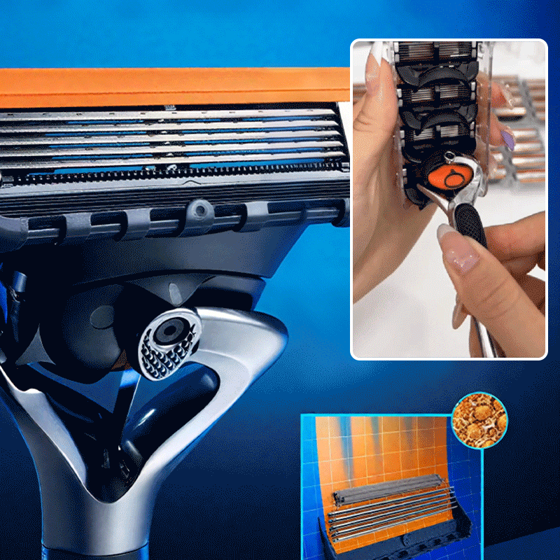 Razorix | Precisie Heren Scheermes met Meerdere Bladen – Quick Release Scheermes