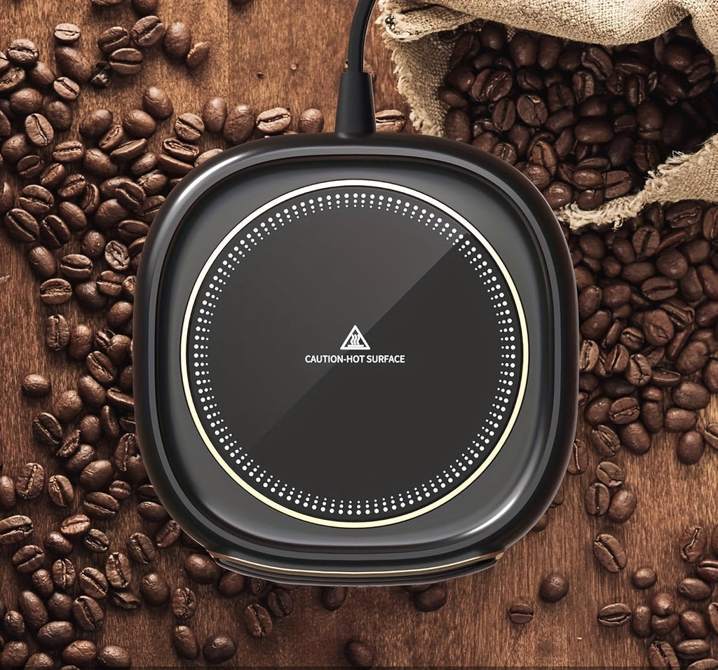 ThermaCup | Compacte USB-koffieverwarmer – Slimme temperatuurregeling en automatische uitschakeling voor thuis