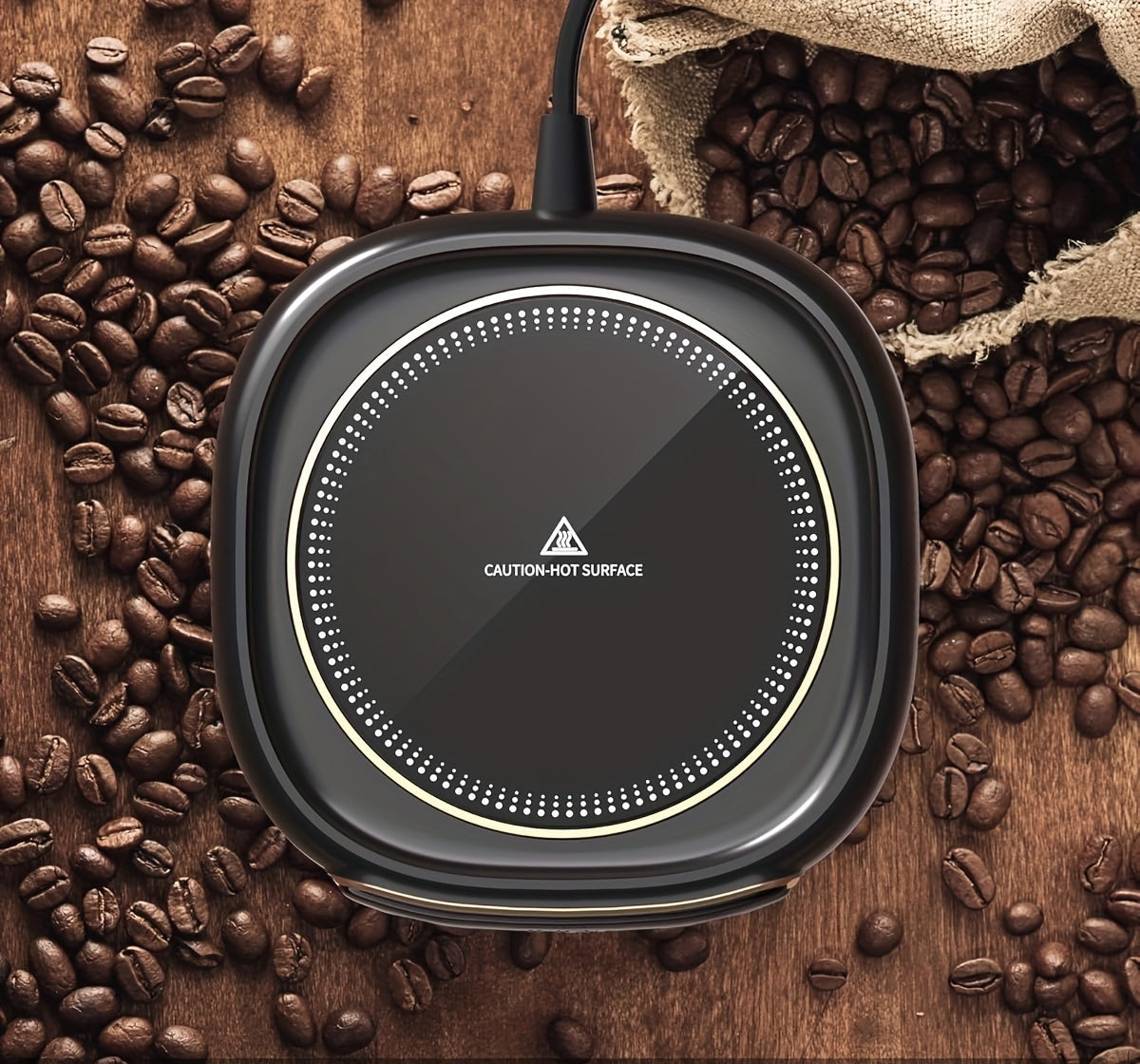 ThermaCup | Compacte USB-koffieverwarmer – Slimme temperatuurregeling en automatische uitschakeling voor thuis