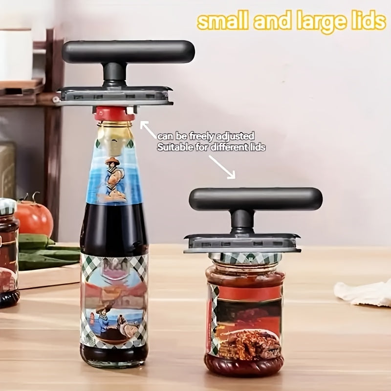 EasyTwist | Verstelbare flesopener - Moeiteloze fles- en blikopener voor eenvoudige grip en veilig gebruik