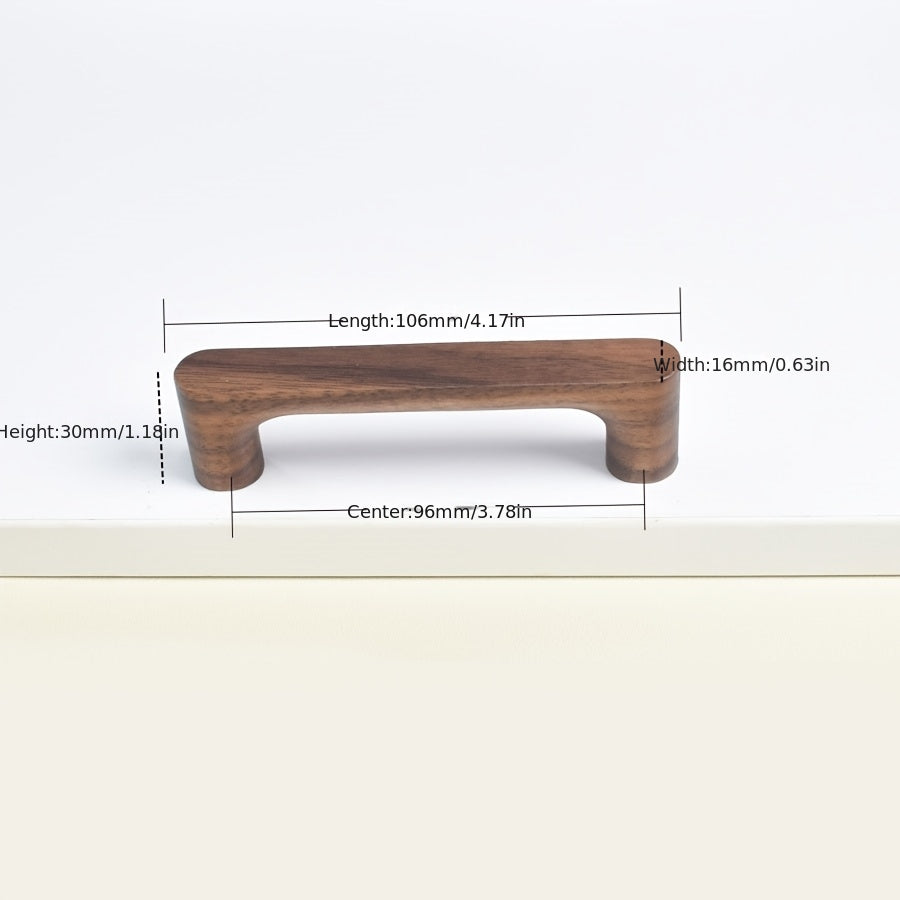 NaturaGrip | Houten kastgrepen – beuken en walnoot, moderne rustieke beslag