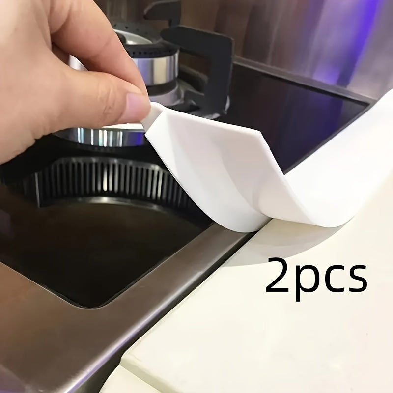 SplatStop | Siliconen spatbescherming & afdekplaat voor aanrecht - keuken afdichtstrip beschermer