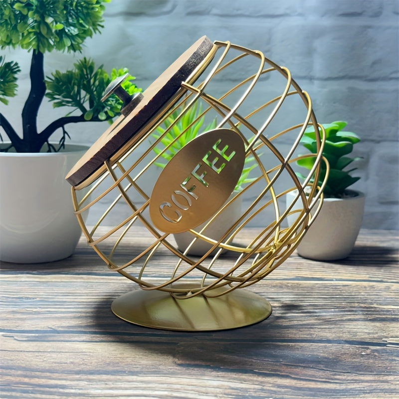 Vesca | Tilted Coffee Pod Caddy – Stylish Capsule Holder for Home Bar, Countertop, Espresso & Kitchen Organization