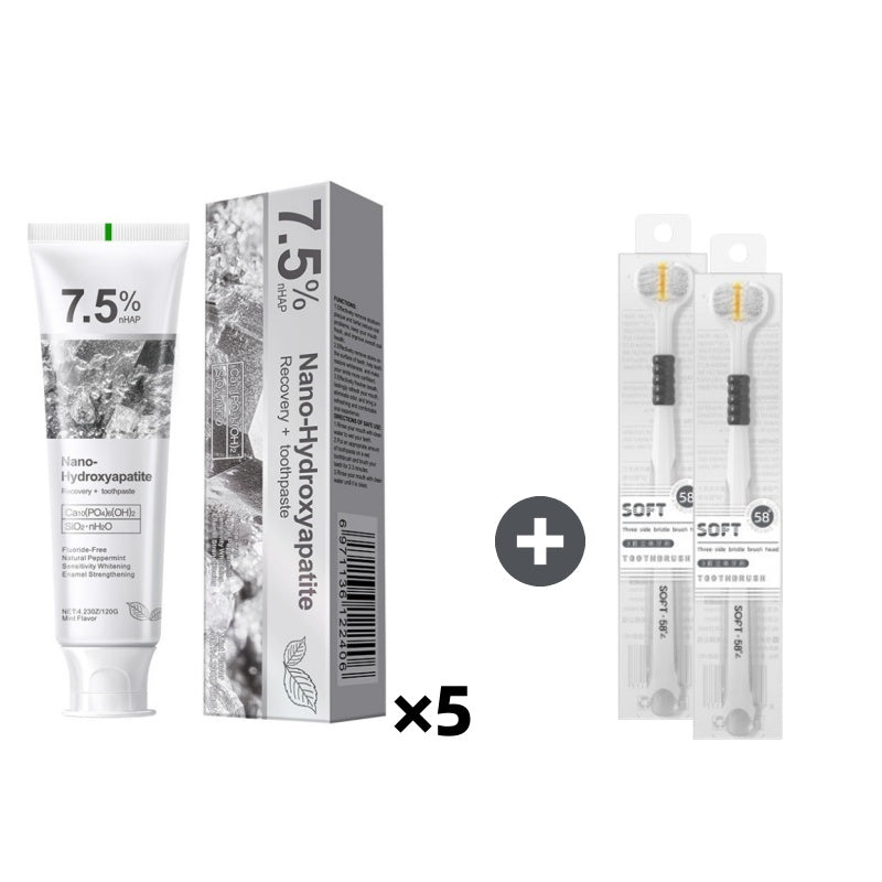 EnamelGlow | Hydroxyapatite Tandpasta – Pijnvrij Witten, Glazuurherstel, Fluoridevrij & SLS-vrij
