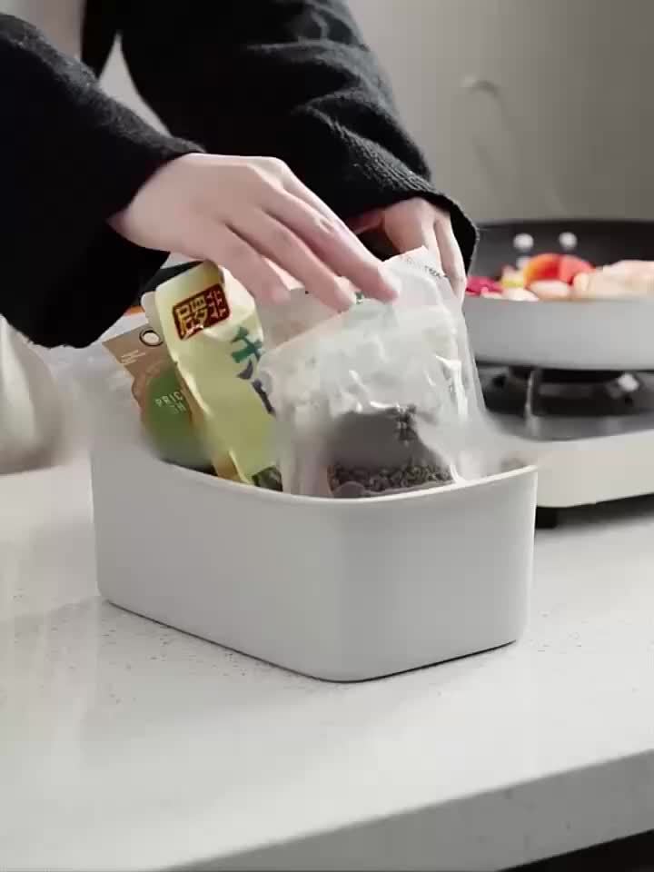 SpiceVault | 4-in-1 kruidenbox – luchtdichte klapdeksel, kruidenorganizer met meerdere compartimenten voor in de keuken