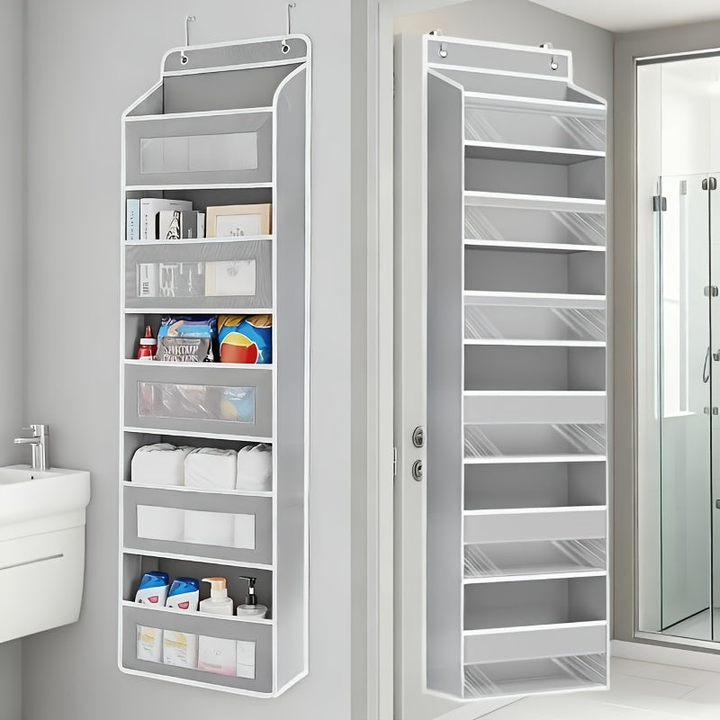 VertiPocket | 6-Laags Deurhangende Organizer – Opvouwbaar Opbergrek met 6 Grote Vakken