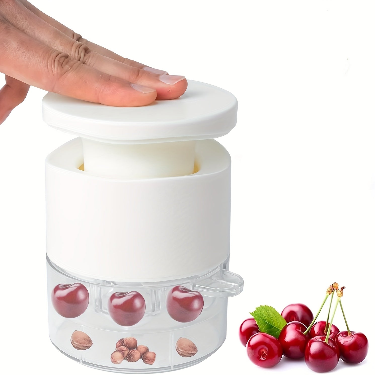 CoreMate | Eenvoudige kersen- en jujube-ontpitter – Fruitontpitter met 7 gaten