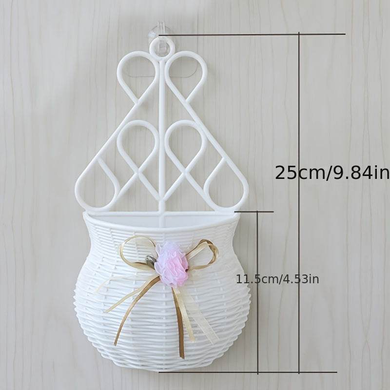 WallBlossom | Set van 2 Wandbloempotten – Decoratieve Kunststof Plantenbakken voor Binnen en Buiten