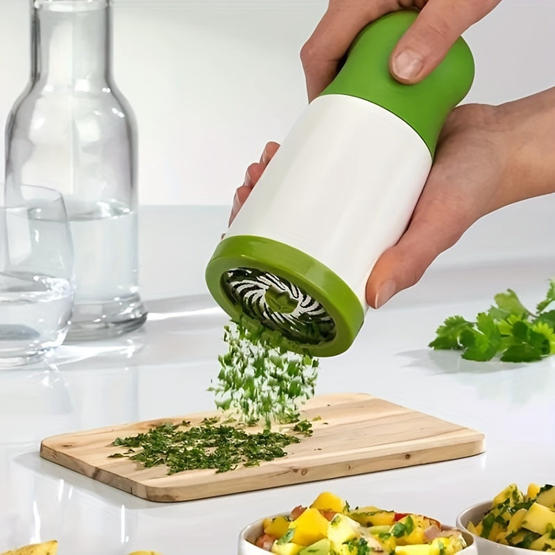 Grindly | Handkruidenmolen - Plastic handkruidenmolen voor peterselie, groenten en koken