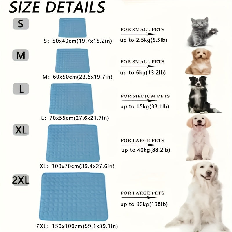 ArcticPup | Koelkussen voor honden - IJs-Silky Ademende Mat, Lichtgewicht, Niet-Elektrische Hitteverlichting