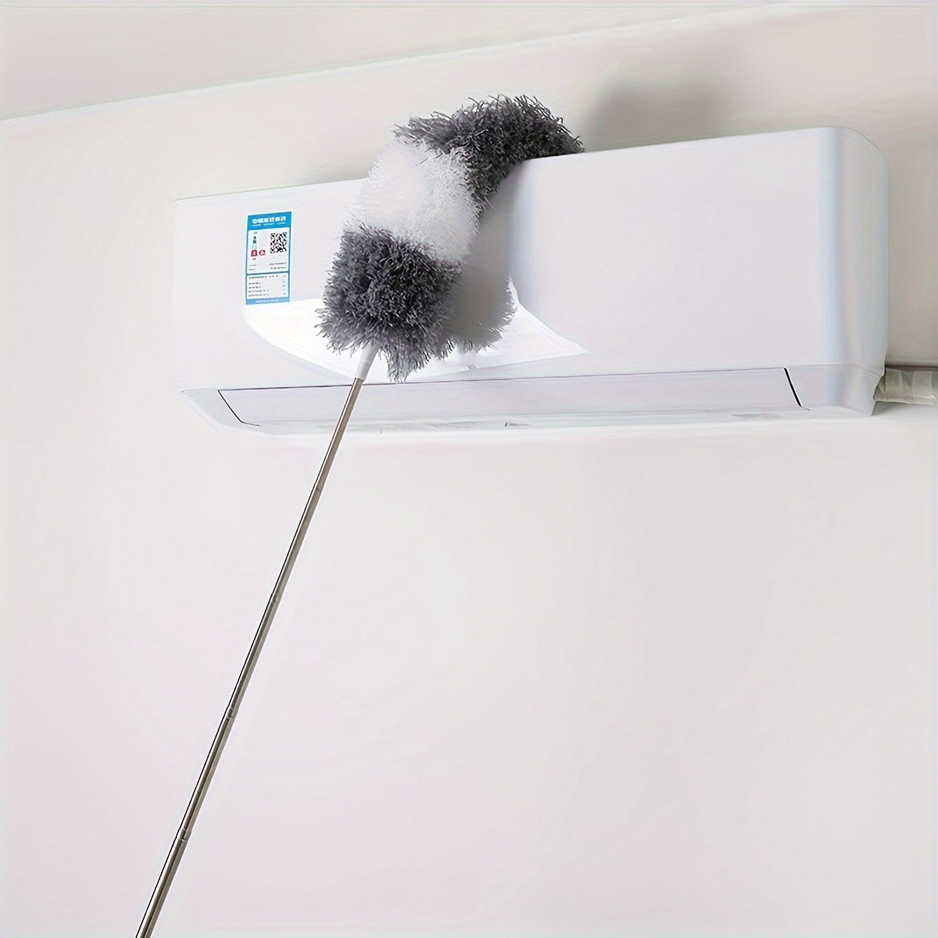 StretchDuster | Uitschuifbare microvezel stofdoek met buigbare kop - ideaal voor hoge plafonds