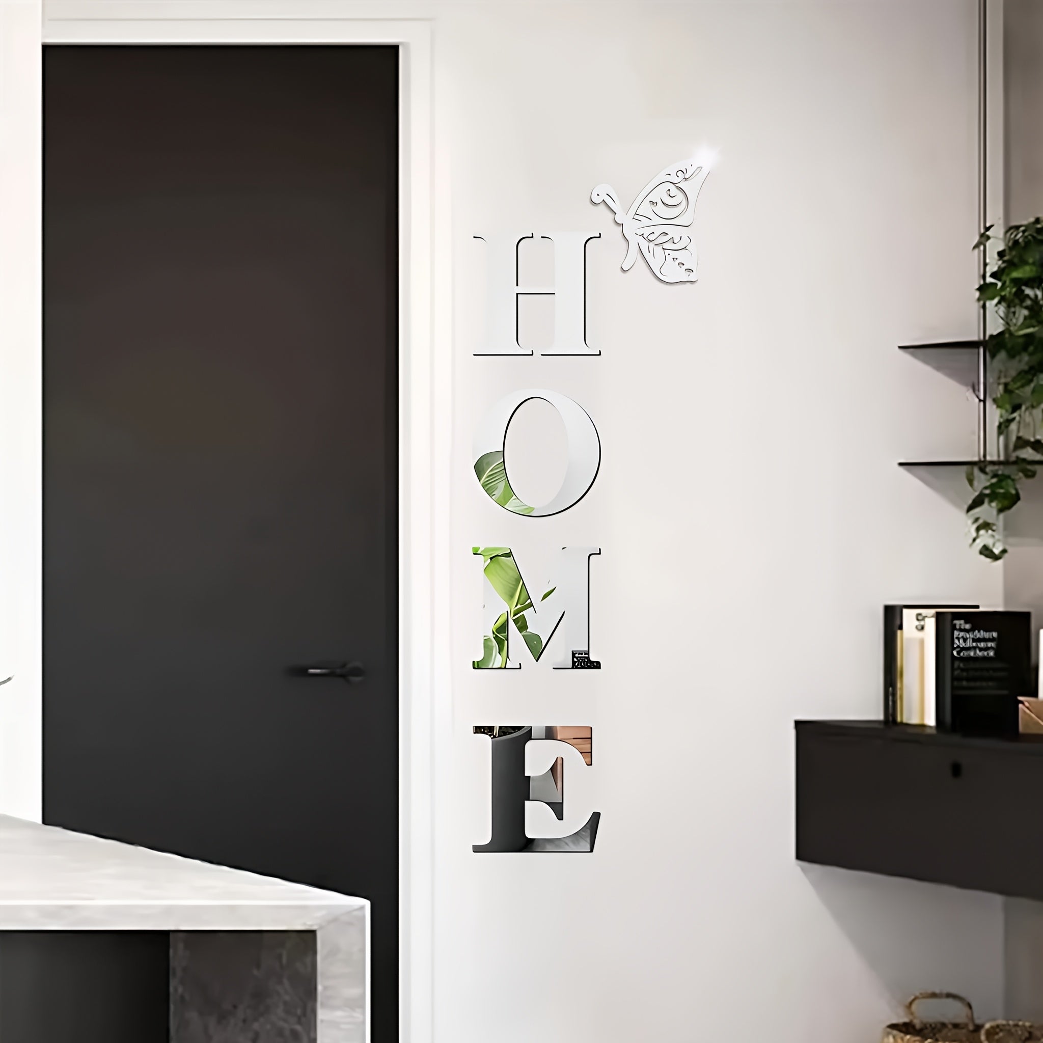 LumiFlutter | Elegante acryl vlinder muurstickers met glans – Decoratie voor thuis en op kantoor