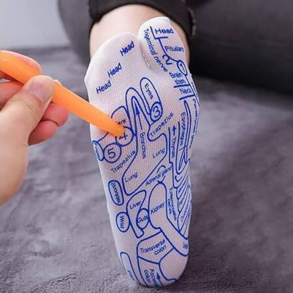 PressPoint | Acupressuur reflexologiesokken voor verlichting van voetpijn en verbeterde bloedsomloop