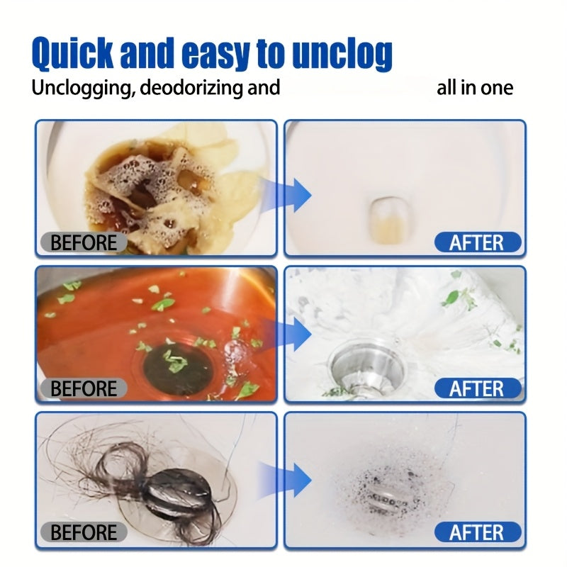 PipeMate | 1 doos krachtige afvoer- en leidingreiniger – ontstopt afvoeren, verwijdert geurtjes