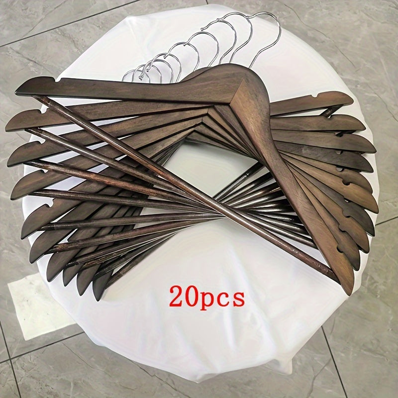 EverHanger | Duurzame Houten Overhemdhangers - Zware Kasthangers