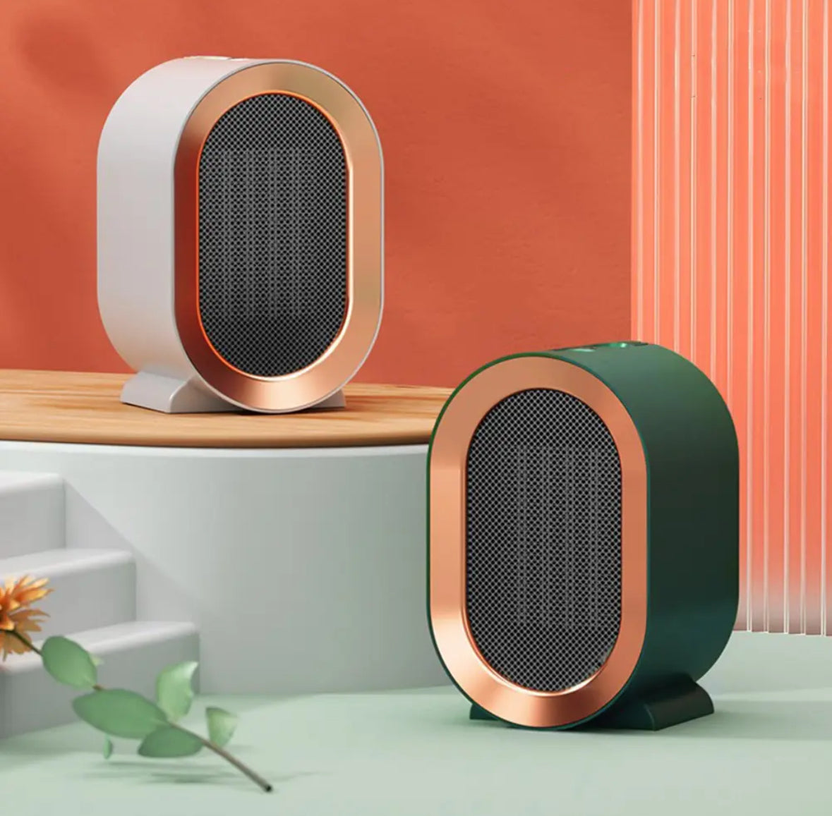 ThermoGo | Draagbare elektrische verwarming met efficiënt warmtebeheer en instelbare thermostaat