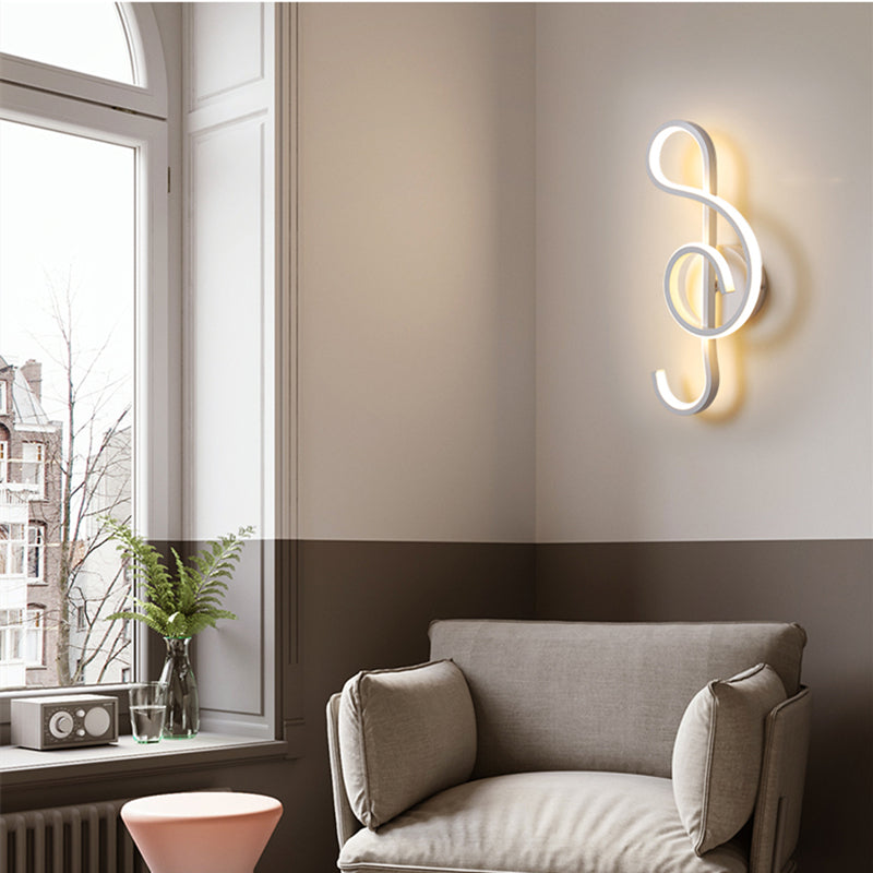 MelodyBeam | Moderne Creatieve Muzikale Noot Wandlamp