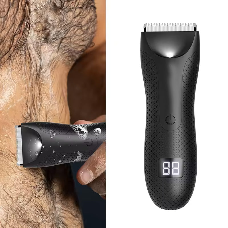 Shavix | Heren Bodytrimmer – Elektrische Intieme & Lichaamstrimmer, Waterdicht, Draadloze Tondeuse