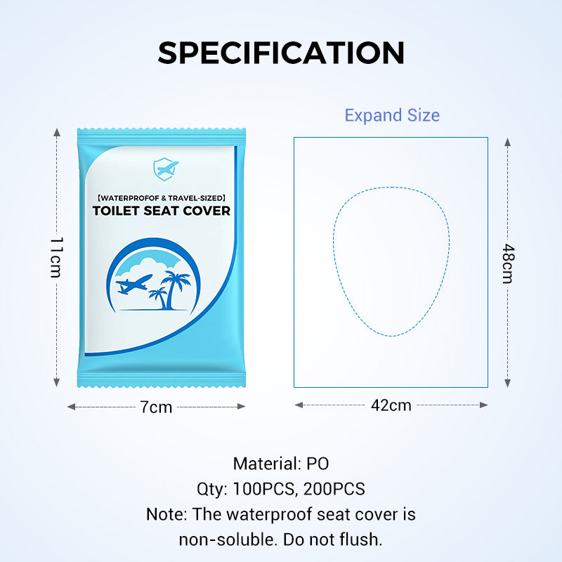 HygiSeat | Wegwerpbare toiletbrilbeschermers – voor op reis en openbaar gebruik