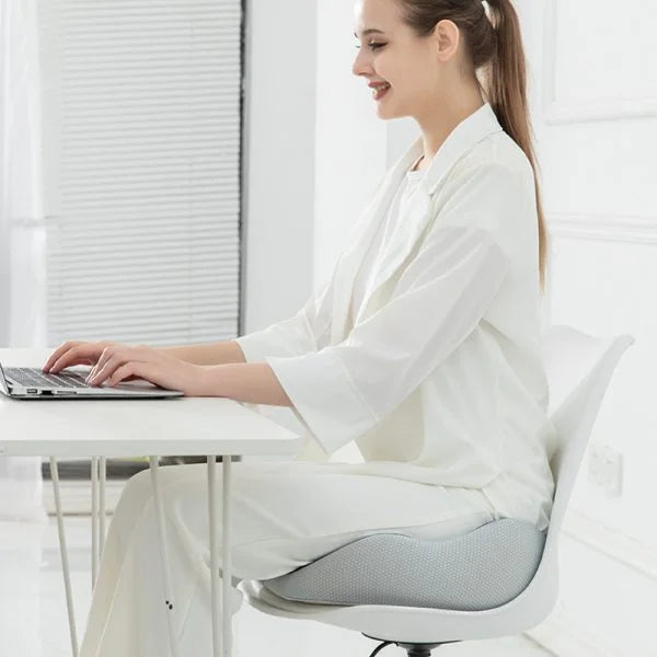 AlignSeat | Verstelbaar Memory Foam Kussen voor Zitbeenverlichting - Ergonomisch Comfort