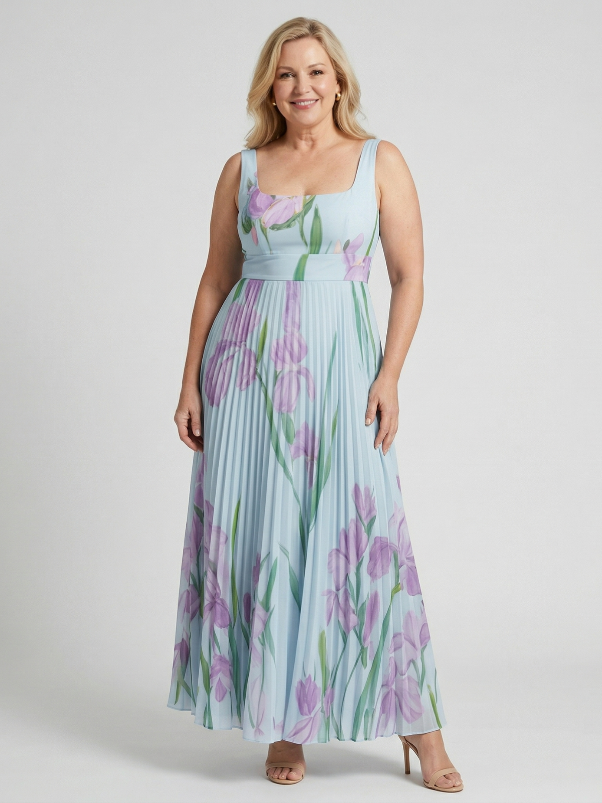 Wumi | Boho bloemen maxi-jurk voor dames – elegante, zwierige A-lijn lange jurk