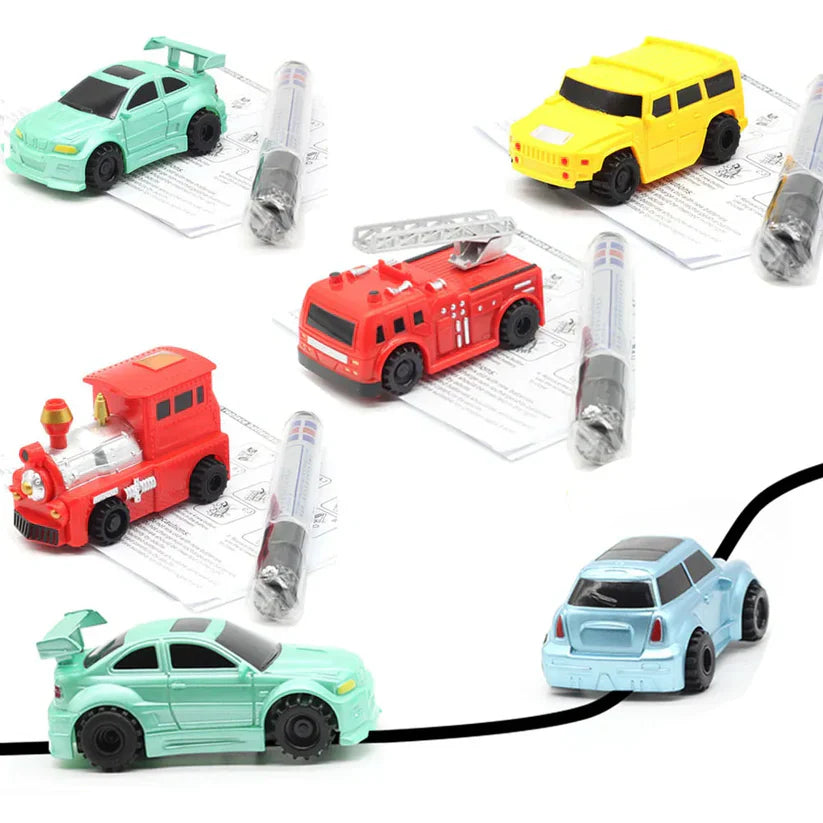 DrawZoom | Magische inductieve tekenauto voor kinderen – Creatief, leuk en leerzaam speelgoed