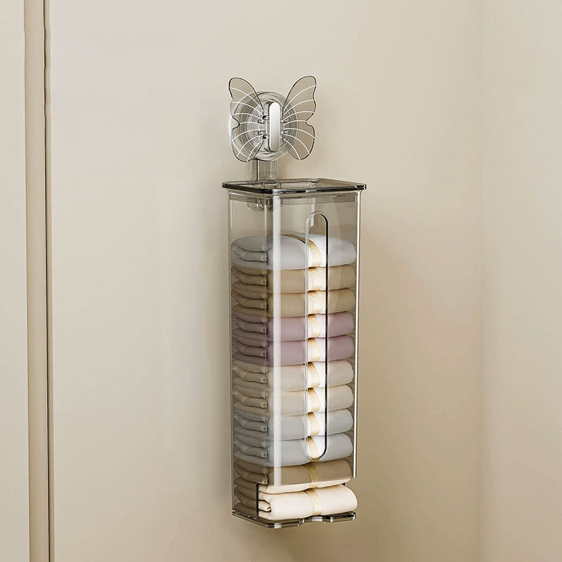 BreezyBox | Compacte ondergoedorganizer met vlinderzuignap – ruimtebesparend