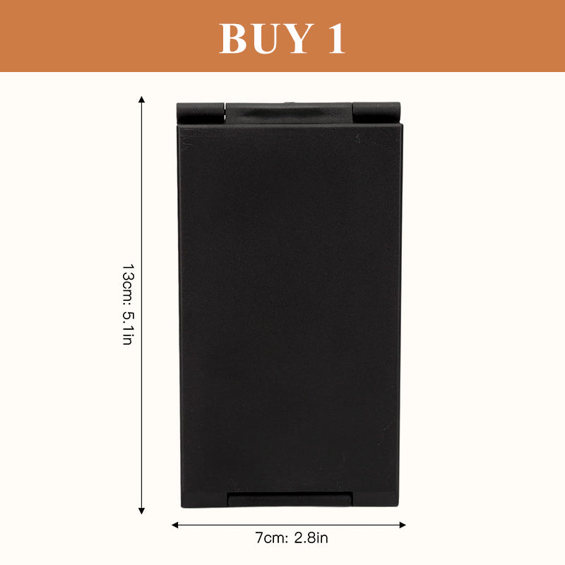 Glam360 | 360° opvouwbare make-upspiegel – draagbare draaibare make-upspiegel voor op reis en thuisgebruik