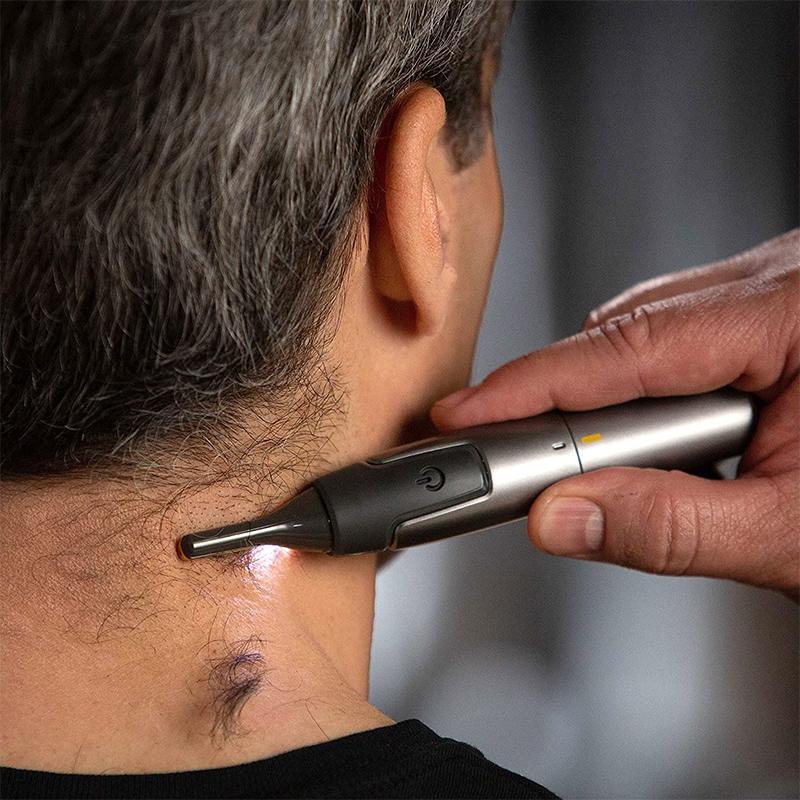 SlimTrim | Ultradunne elektrische precisietrimmer - snoerloze gezichtshaarverwijderaar voor mannen en vrouwen