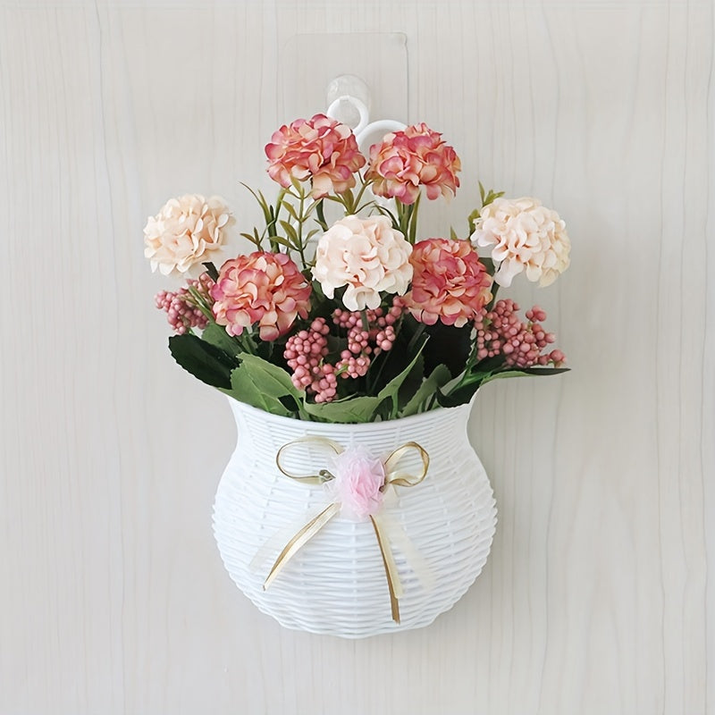 WallBlossom | Set van 2 Wandbloempotten – Decoratieve Kunststof Plantenbakken voor Binnen en Buiten