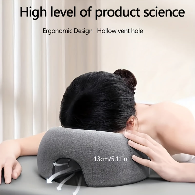 BeautyRest | Ergonomisch O/U-vormig gezichts kussen – Spa & Salon massage kussen, nek- en gezichtssteun