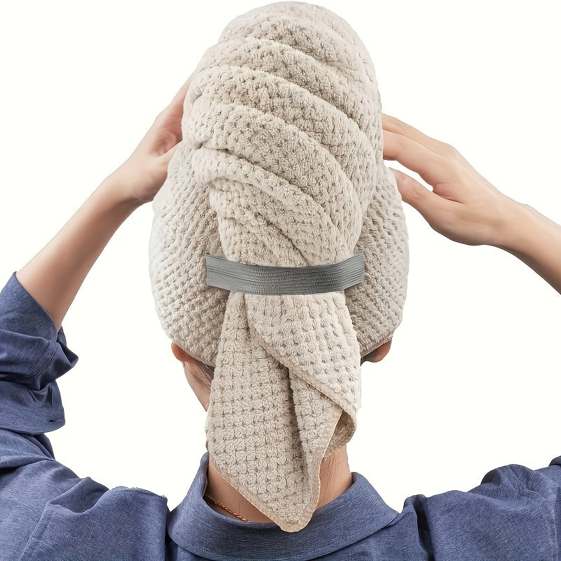 AquaTress | Sneldrogende microvezel haardrooghanddoek – Superabsorberende, sneldrogende hoofddoek