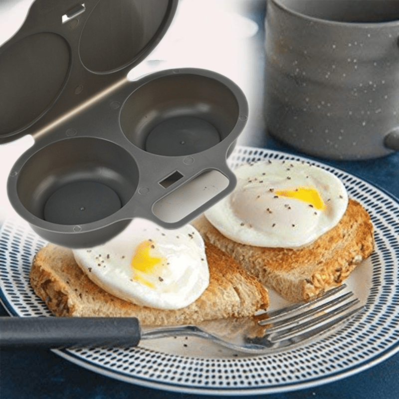 OmeletGo | Magnetron-omeletmaker – antiaanbak eierkoker, 2-cups capaciteit, BPA-vrij